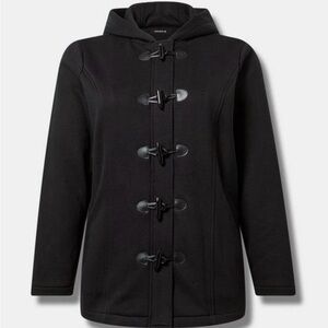 Fleece Toggle Hooded Coat